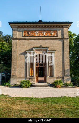 Baden-Baden, in the Black Forest, the Trinkhalle in the spa park, Stock Photo