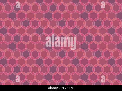 Maroon looped seamless pattern Stock Vector