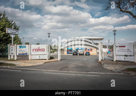 The Polytechnic Stadium -  a sports venue on Hartington Road, Chiswick, London, UK Stock Photo