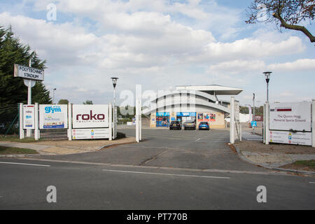 The Polytechnic Stadium -  a sports venue on Hartington Road, Chiswick, London, UK Stock Photo