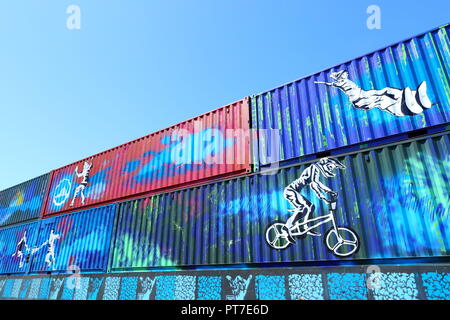 General view, OCTOBER 6, 2018 : General view of URBAN PARK during Buenos Aires 2018 Youth Olympic Games in Buenos Aires, Argentina. Credit: Naoki Nishimura/AFLO SPORT/Alamy Live News Stock Photo