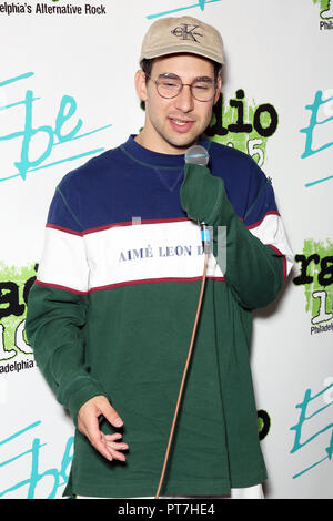 PHILADELPHIA, PA - OCTOBER 6 : Jack Micheal Antonoff, the lead singer and songwriter of Bleachers pictured backstage at Radio 104.5's The Endless Summer Show at Xfinity Live in Philadelphia, Pa on October 6, 2018 Credit : Star Shooter Stock Photo