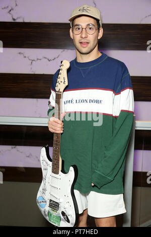 PHILADELPHIA, PA - OCTOBER 6 : Jack Micheal Antonoff, the lead singer and songwriter of Bleachers pictured backstage at Radio 104.5's The Endless Summer Show at Xfinity Live in Philadelphia, Pa on October 6, 2018 Credit : Star Shooter Stock Photo