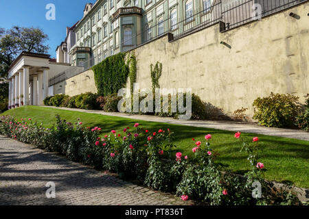 Gardens under Prague Castle, Na Valech Garden, Czech Republic Stock Photo