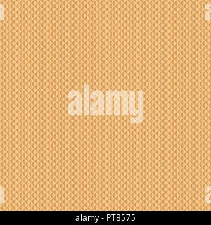 vector seamless wafer background. sweet waffle texture pattern. crispy wafer for seamless food backgrounds Stock Vector