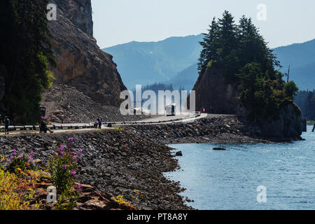 Icy Strait Point landscape , Hoonah, Alaska Stock Photo