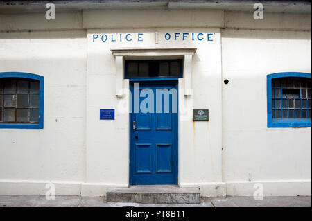 The Old Police Station, Peel, Crown Street, Isle of Man Stock Photo