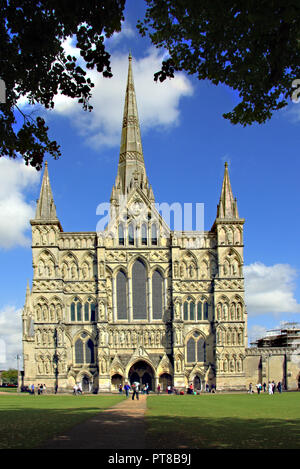 Salisbury Cathedral Wiltshire England UK Stock Photo