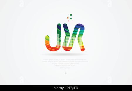 letter JX Logo Design Vector Template. Initial Linked Letter Design JX ...