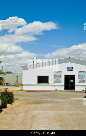 CERRO PRIETO geothermal power plant at Comision federal de electricidad Stock Photo