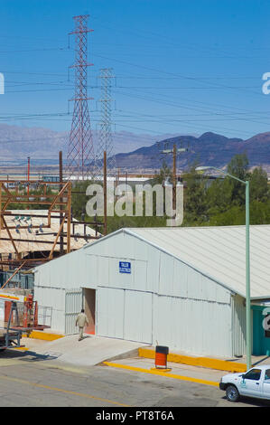 CERRO PRIETO geothermal power plant at Comision federal de electricidad Stock Photo