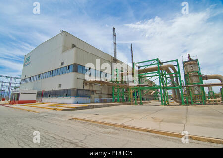 Comision federal de electricidad, CERRO PRIETO Geothermal power plant Stock Photo