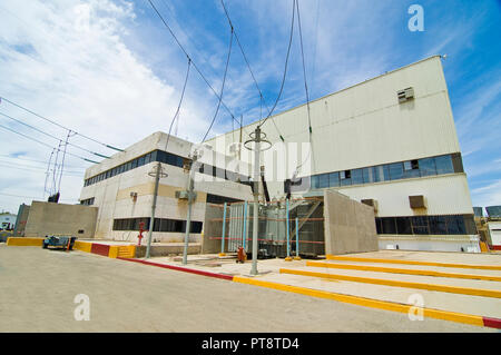 Comision federal de electricidad, CERRO PRIETO Geothermal power plant Stock Photo