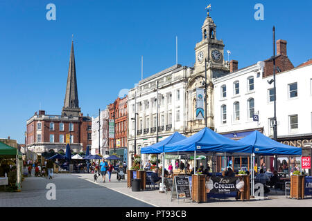 High Town, High Street, Hereford, Herefordshire, England, United Kingdom Stock Photo