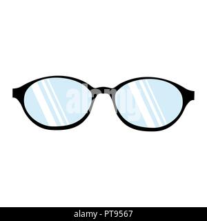 Glasses natural icon symbol on white background Stock Vector