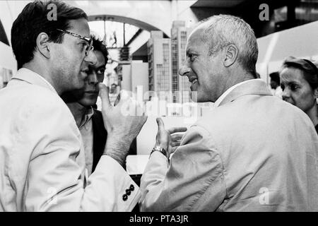 Sir Norman Foster at Vaulx-en-Velin Shool of Architecture, France Stock Photo