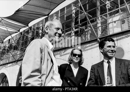 Sir Norman Foster at Vaulx-en-Velin Shool of Architecture, France Stock Photo