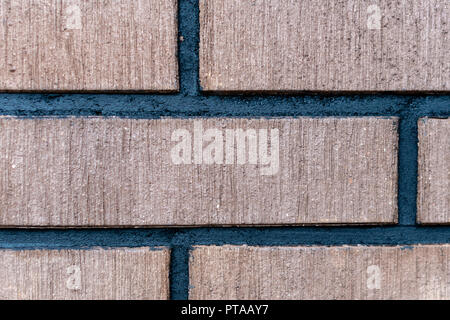 Close up photograph of wall from red brick. Stock Photo