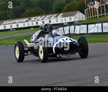 Cooper Climax T43, Rob Walker Parade, Goodwood Revival 2018, September 2018, automobiles, cars, circuit racing, Classic, competition, England, enterta Stock Photo