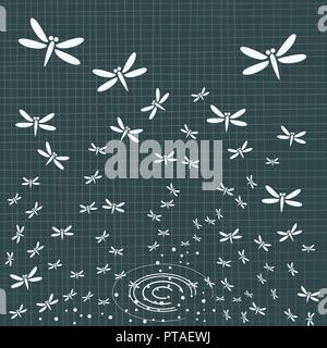 Pattern background in Japanese style design for wallpaper decoration Stock Vector