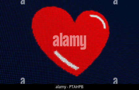 Digital illustration of heart monitor screen with normal heart beat ...