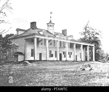 Washington's Home, Mount Vernon, Virginia, USA, c1900. Creator: Unknown. Stock Photo