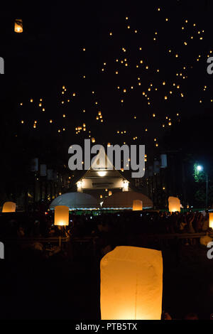 Latern Festival in Chiang Mai, Thailand Stock Photo