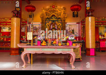 celebration of the Chinese new year in the temple Saphan Hin Stock Photo