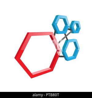 Vector abstract sign beehive Stock Vector