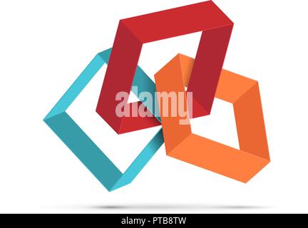 Vector square sign Stock Vector