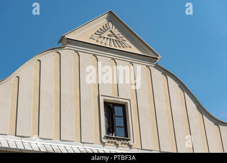 House Front Gable with God's Eye, Štramberk (Stramberg), Moravian ...