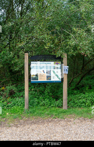 Avon Valley local nature reserve Salisbury Wiltshire UK Stock Photo