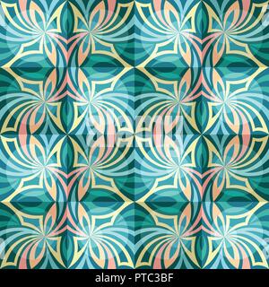 Abstract geometric color pattern background decoration illustration. Stock Vector