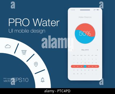 Vector Illustration of screens and web concept Stock Vector