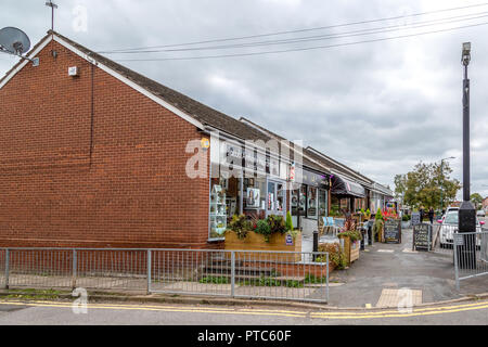 Main streets of Studley, Warwickshire, UK Stock Photo