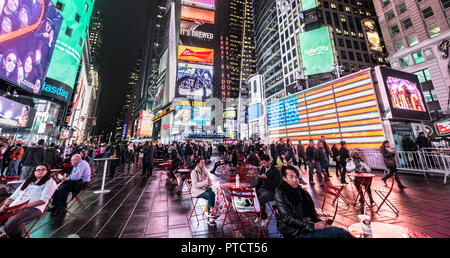 New York city streets , Broadway. Times square . Stock Photo