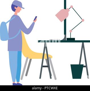 people workplace activity Stock Vector