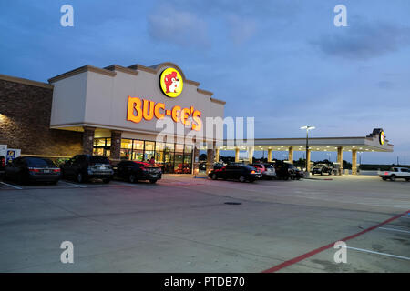 Buc-ees convenience store and gas station in Waller, Texas, USA