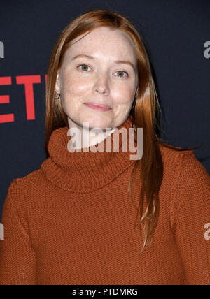 LOS ANGELES - OCT 8: Samantha Sloyan at the The Haunting Of Hill House