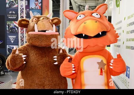 Olympia, London, UK. 9th October, 2018. The Guffalo,Brand Licensing Europe,Olympia,London.UK Credit: michael melia/Alamy Live News Stock Photo