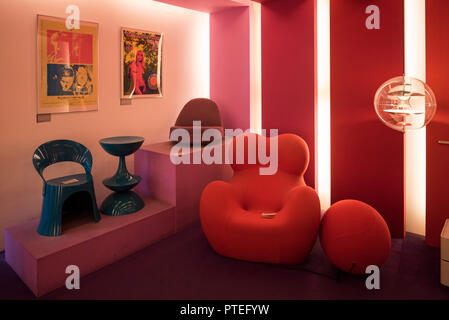 Copenhagen. Denmark. 1960's furniture design, Danish Museum of Art