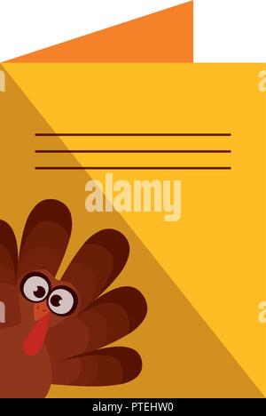 cute turkey thanksgiving card