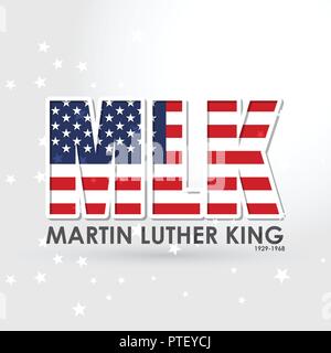 Happy Martin Luther King day design vector Stock Vector