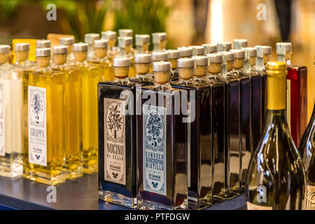 BOLOGNA, ITALY - OCTOBER 2, 2018: lights are enlightening spirits at FICO EATALY WORLD, the largest agri-food park in the world Stock Photo