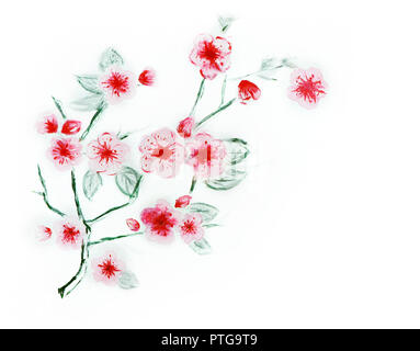 Flowers watercolor illustration. A tender bouquet on a white background ...