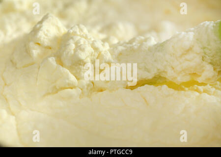 Butter extraction from milk homemade Stock Photo
