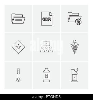 folder , bottle , files , file type , file , windows , os , documents,  hardware , ai , pds , compressesd, zip , message , labour , constructions , ic Stock Vector