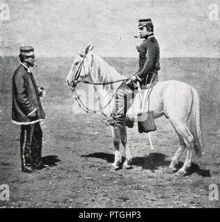 Costume of the camp before Sevastopol, Siege of Sevastopol 1854-55, photo by Roger Fenton (1819-1869) Stock Photo