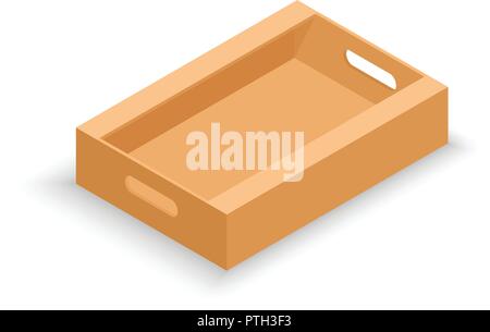 Isometric Cardboard Product Box Stock Vector