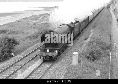 The Flying Scotsman, Holyhead, North Wales Stock Photo